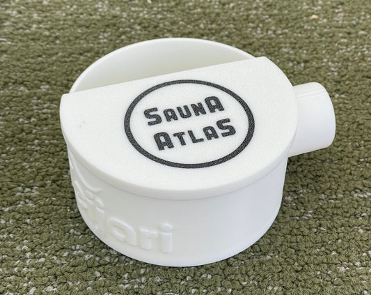 オラヴァラドル(ロウリュ用柄杓、ノーマル、ブラック)4穴の交換用ベース付き