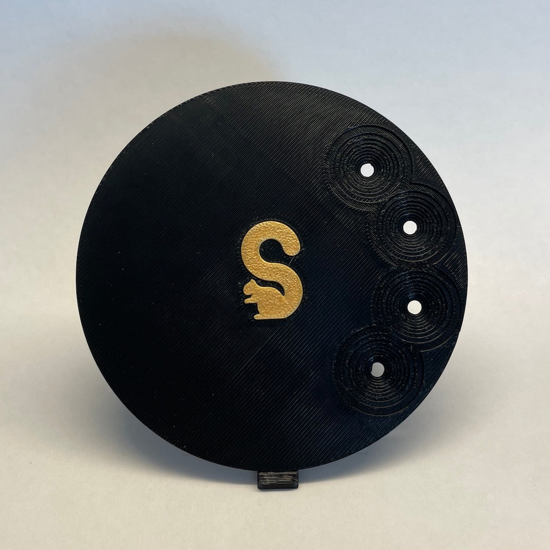 オラヴァラドル(ロウリュ用柄杓、ノーマル、ブラック)4穴の交換用ベース付き