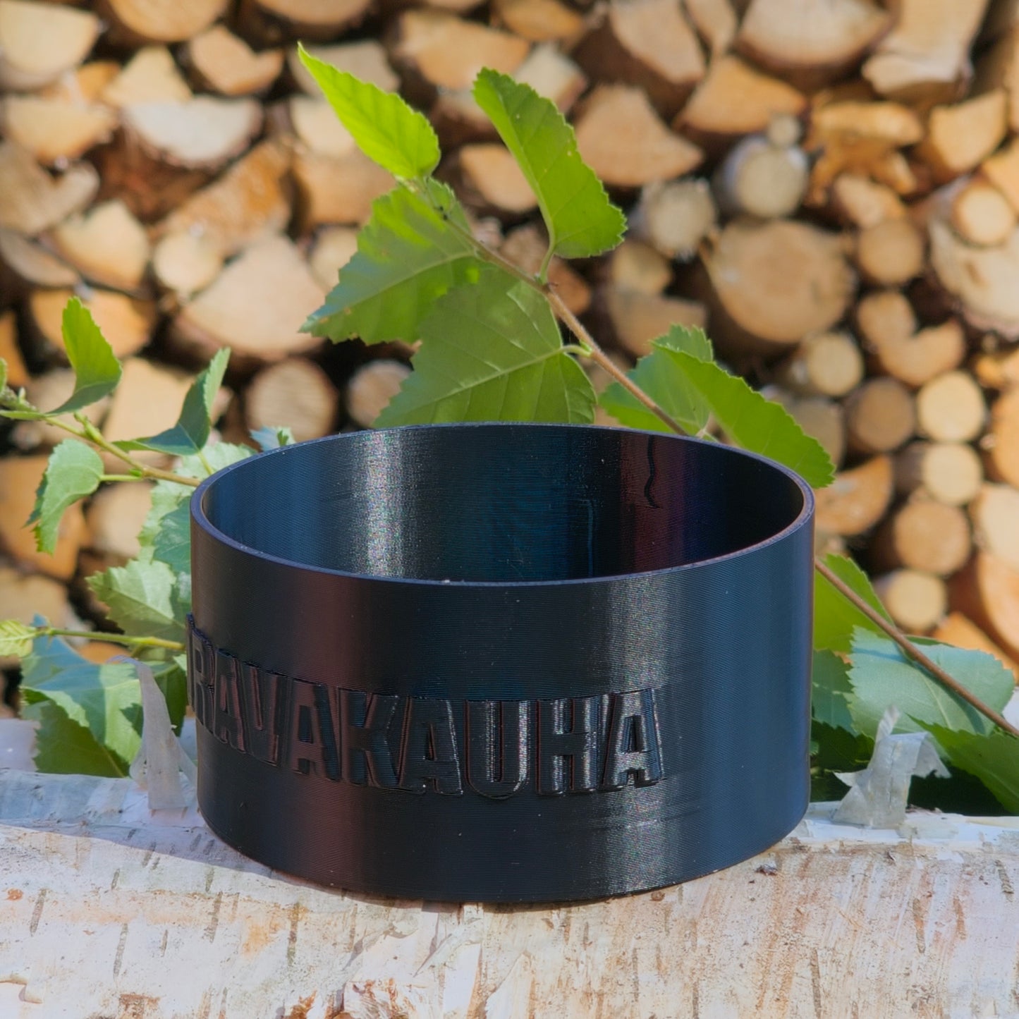 オラヴァラドル(ロウリュ用柄杓、ノーマル、ブラック)4穴の交換用ベース付き