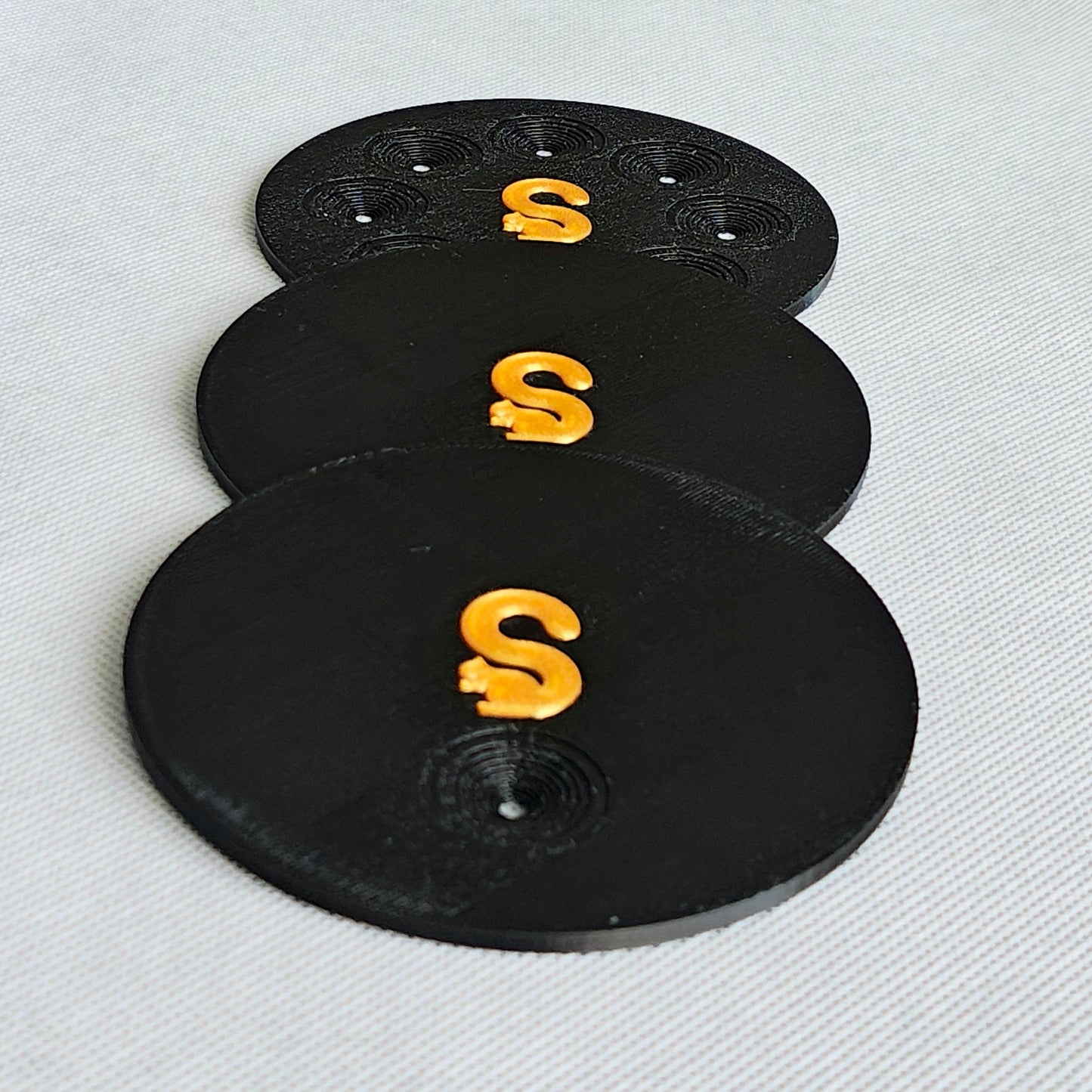 交換用底部プレート、3枚(ノーマル、ブラック)