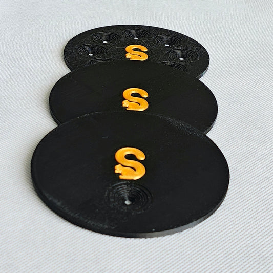 交換用底部プレート、3枚(ノーマル、ブラック)