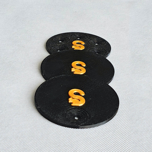 交換用底部プレート、3枚(スモール、ブラック)