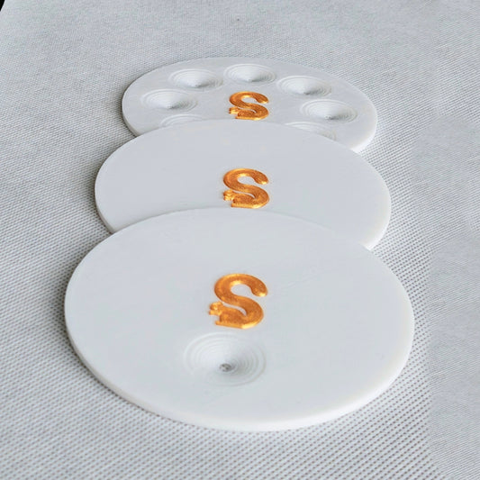 交換用底部プレート、3枚(ノーマル、ホワイト)